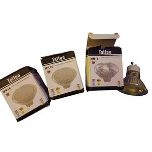 Tattoo MR16 Led Lamps Light Cup MR11 3W =to 50W Halogen Lamp (Qty 3)